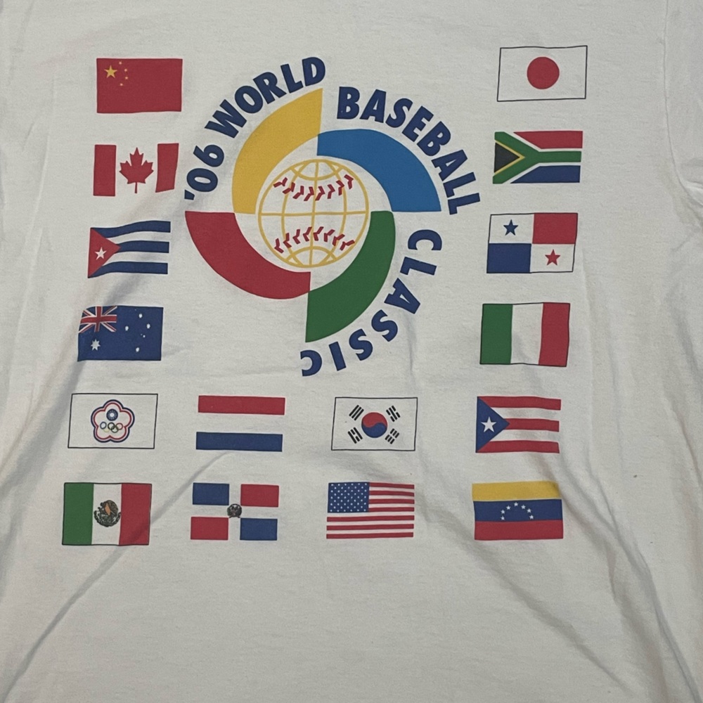 Vintage 06 Baseball Classic Nations Tee